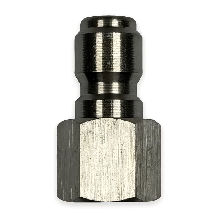 Quick Coupler Plug - 3/8" FPT, Stainless Steel (5000 PSI)