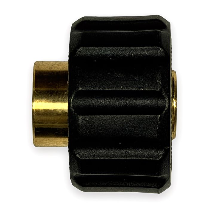 Quick Coupler Socket - 3/8" QC x M22 Male, Steel (4000 PSI)