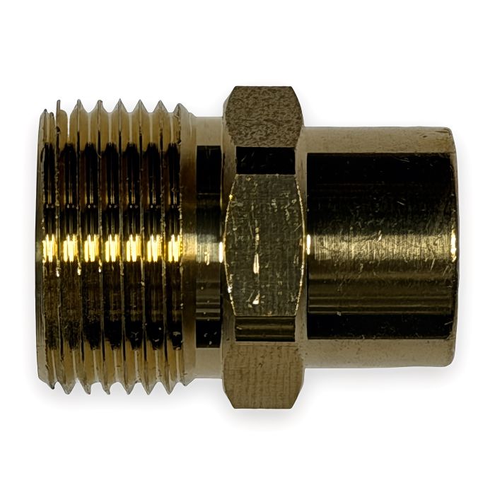 M22 Male Plug - 1/4" FPT, Brass (4000 PSI)
