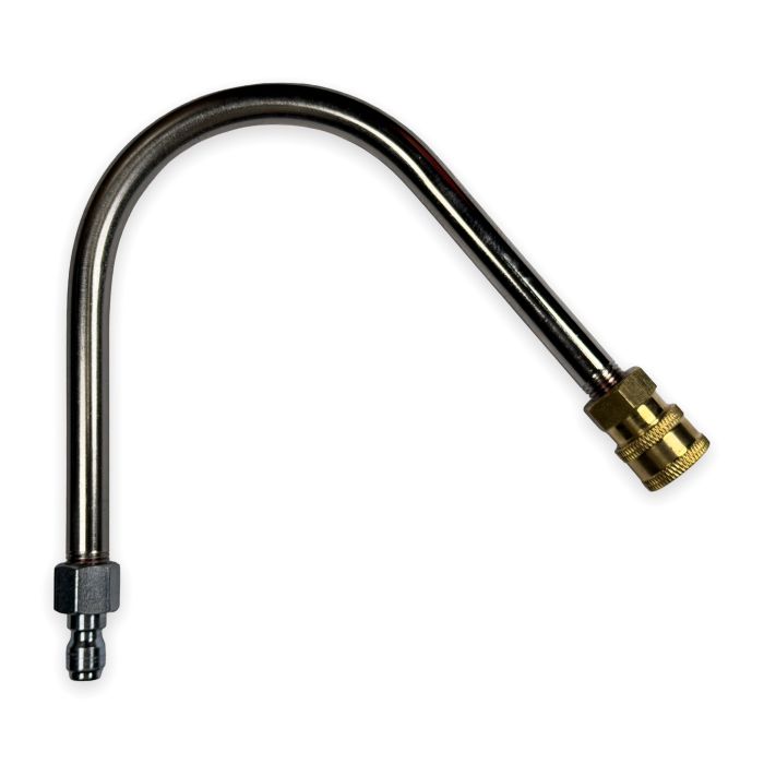12" Gutter Cleaner Attachment - 1/4" QC Plug x Socket (4000 PSI)