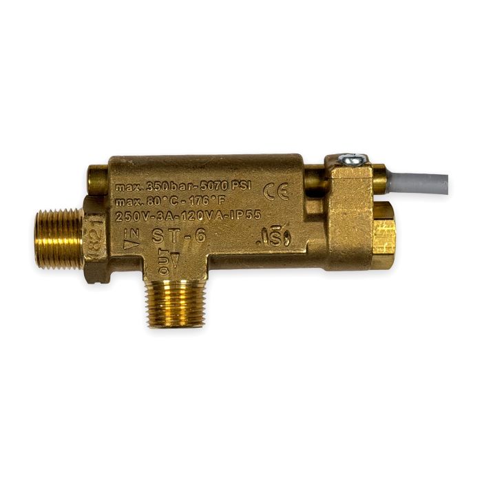 Suttner ST-6 Flow Switch - Any Position Mount (4500 PSI, 8 GPM, 3/8" MPT)