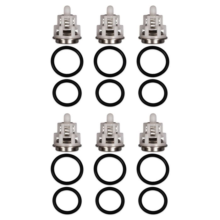 8.702-913.0 replacement valve kit - 6 valve assemblies with 12 O-rings