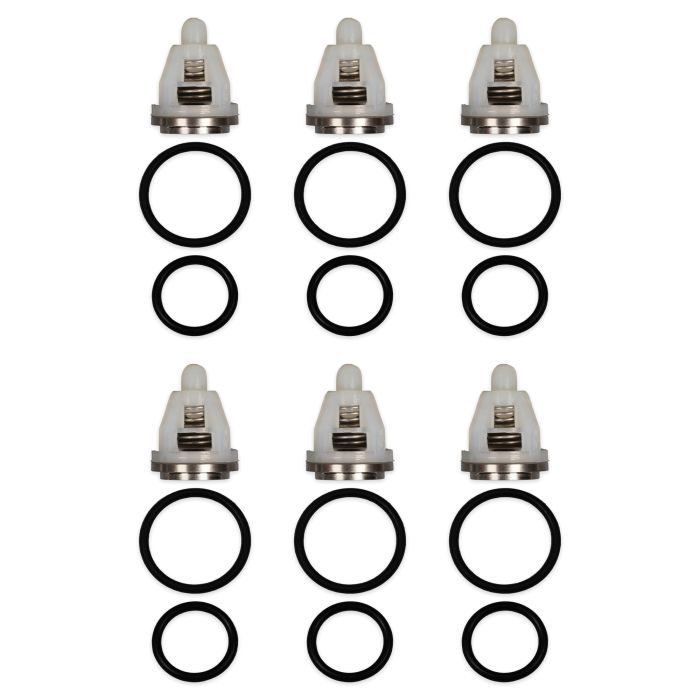 Comet 5025.0014.00 replacement valve kit – 6 valve assemblies with 12 O-rings