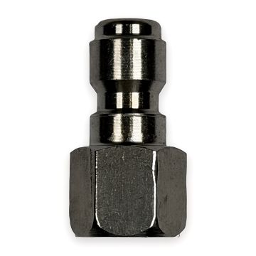 Quick Coupler Plug - 1/4" FPT, Stainless Steel (5000 PSI)
