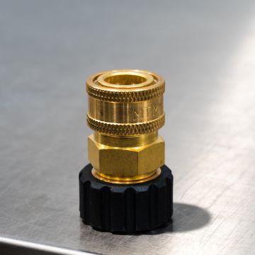 M22 Twist Coupler - Brass