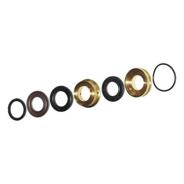 Fits General Pump Kit 131 SEAL KIT, W/Brass fits GP K131 18mm, Made in Italy