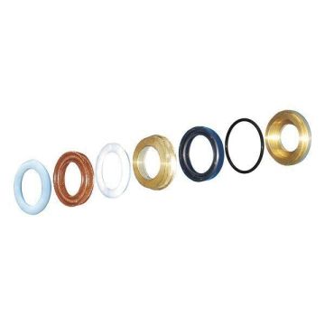 Replaces General Pump Kit 166 SEAL PACKING KIT, fits GP K166 15mm, Made in Italy