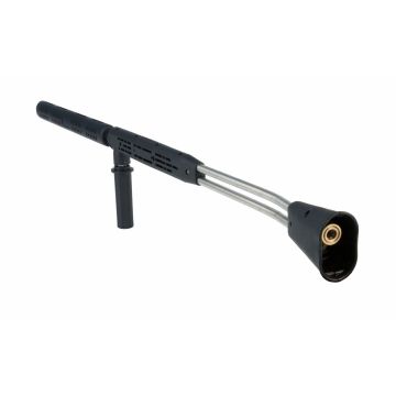 Erie Tools 40in. Stainless Steel Seamless Tube Vented 5000 PSI Dual Lance Wand Molded Grip for Power Pressure Washer