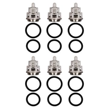 General Pump Kit 123 replacement valve kit – 6 valve assemblies with 12 O-rings