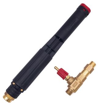 PA Foamer Nozzle & Injector Set, 4 GPM, 2900 PSI, Long Handle, Red